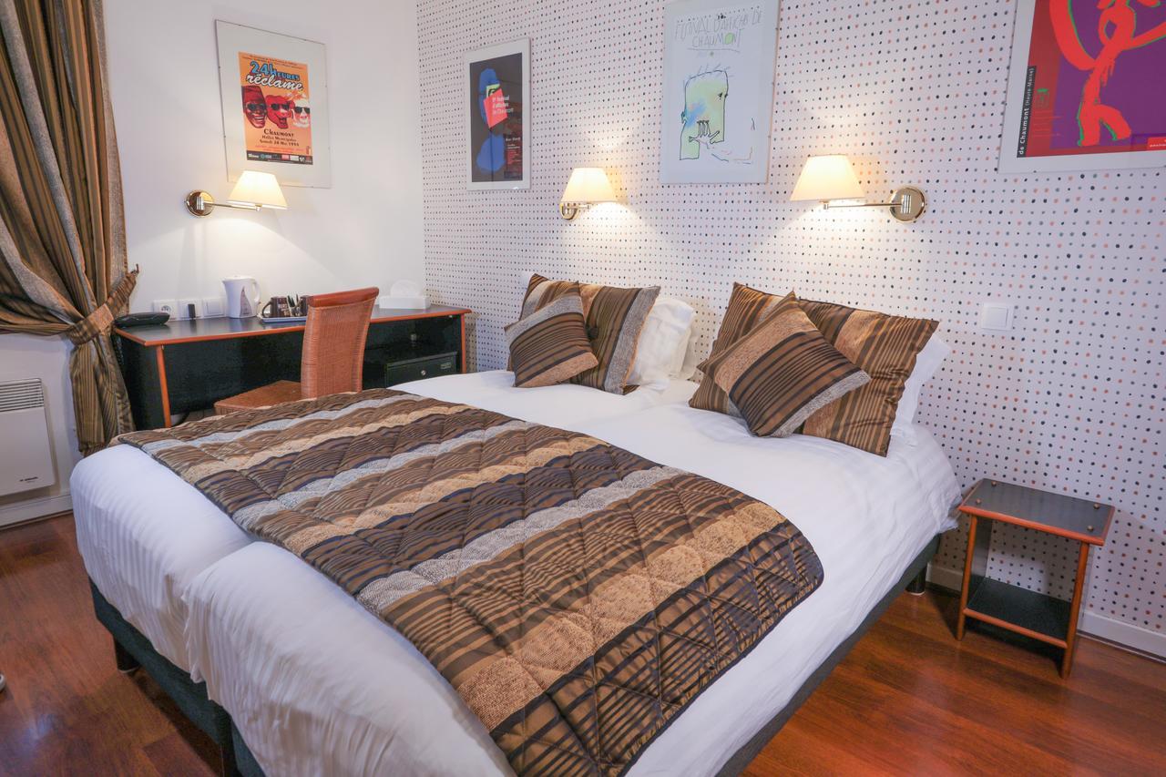 Hotel Restaurant Des Remparts 쇼몽 외부 사진